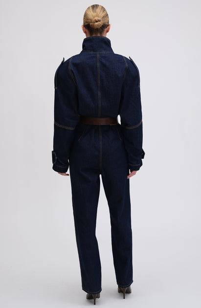 【Anyone more】Mina Nylon Anorak Jumpsuit Jarana Jumpsuit Women (futuristic Fashion-unique Jumpsuit
