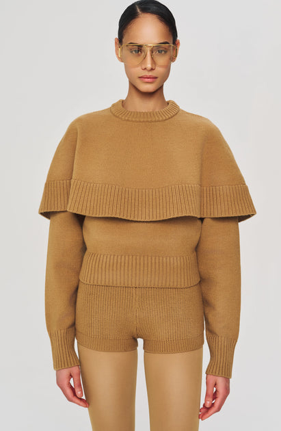 Evian Knit Top - Camel – Ronny Kobo