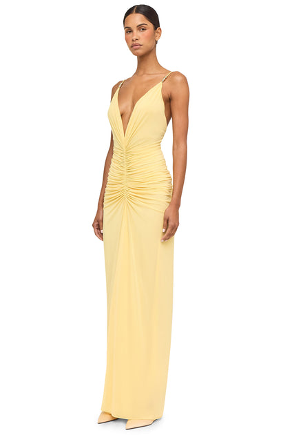 Anya Dress L / Banana
