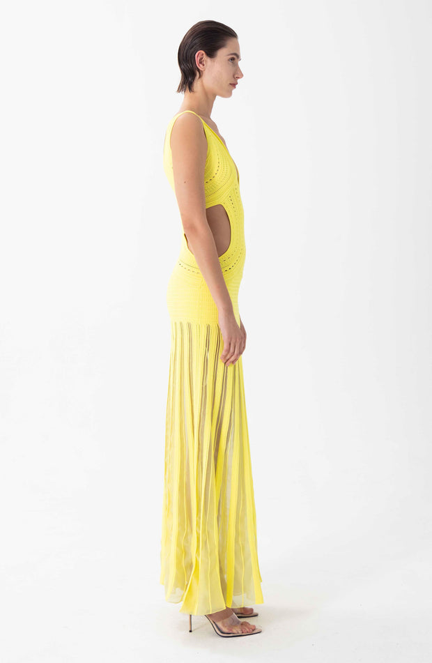 Asa Dress - Light Chartreuse