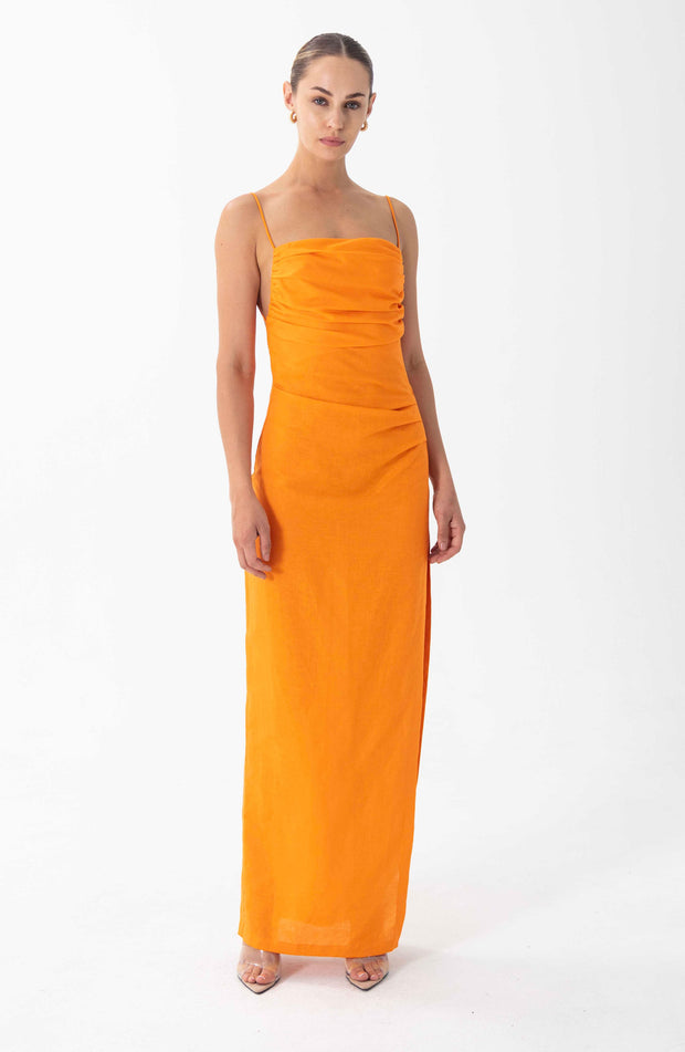 Clark Dress - Orange