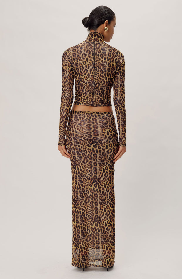Madrid Skirt - Leopard Print