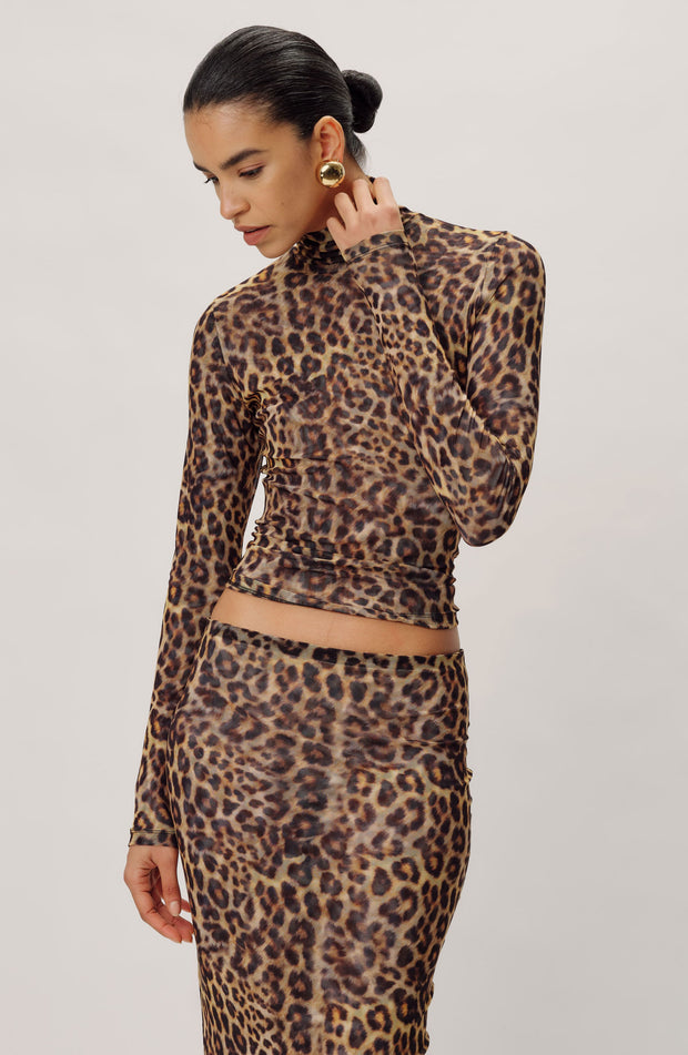 Lorden Top - Leopard Print