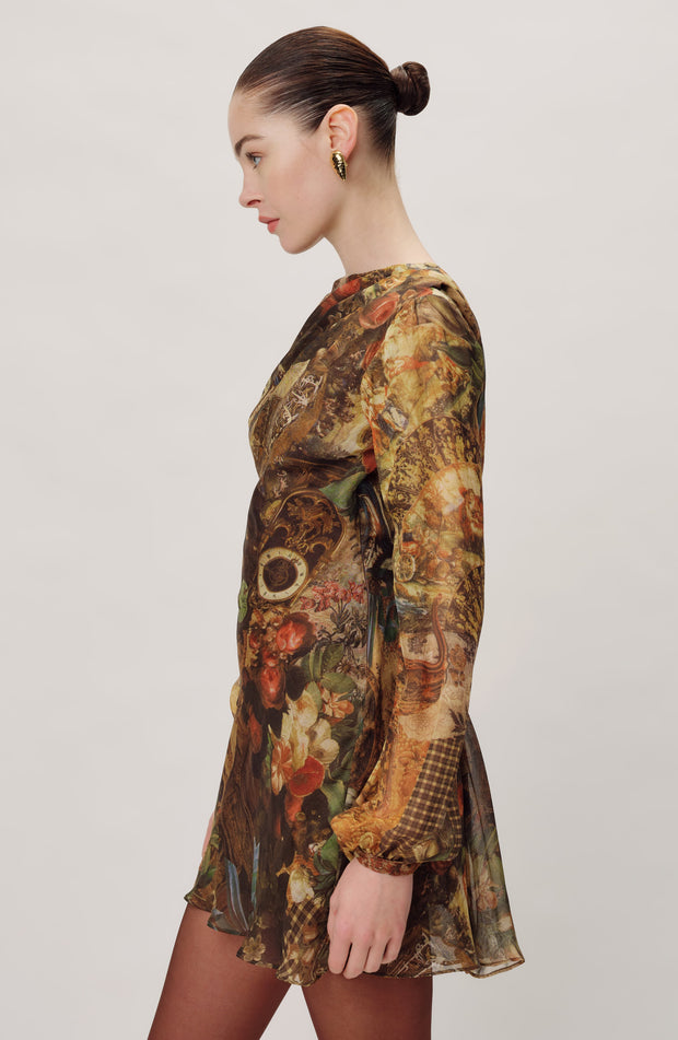 Timbra Dress - Bronze Combo