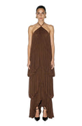 Bia Dress - Tobacco - Ronny Kobo