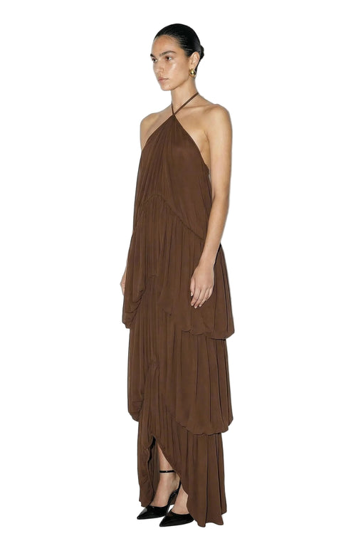 Bia Dress - Tobacco - Ronny Kobo