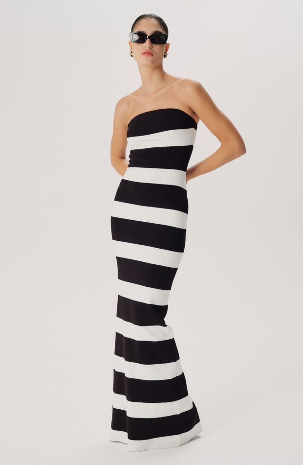 Lehua Knit Dress - Stripe