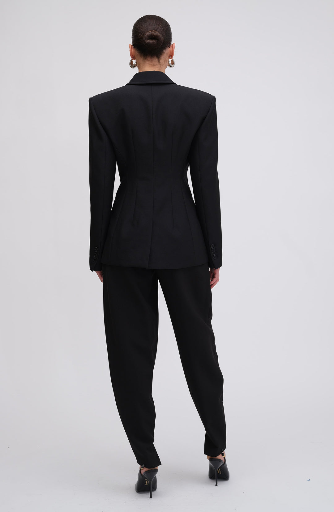 【YOURNUS】Ronnie Two Tuck Wide Slacks 381949SUI-
