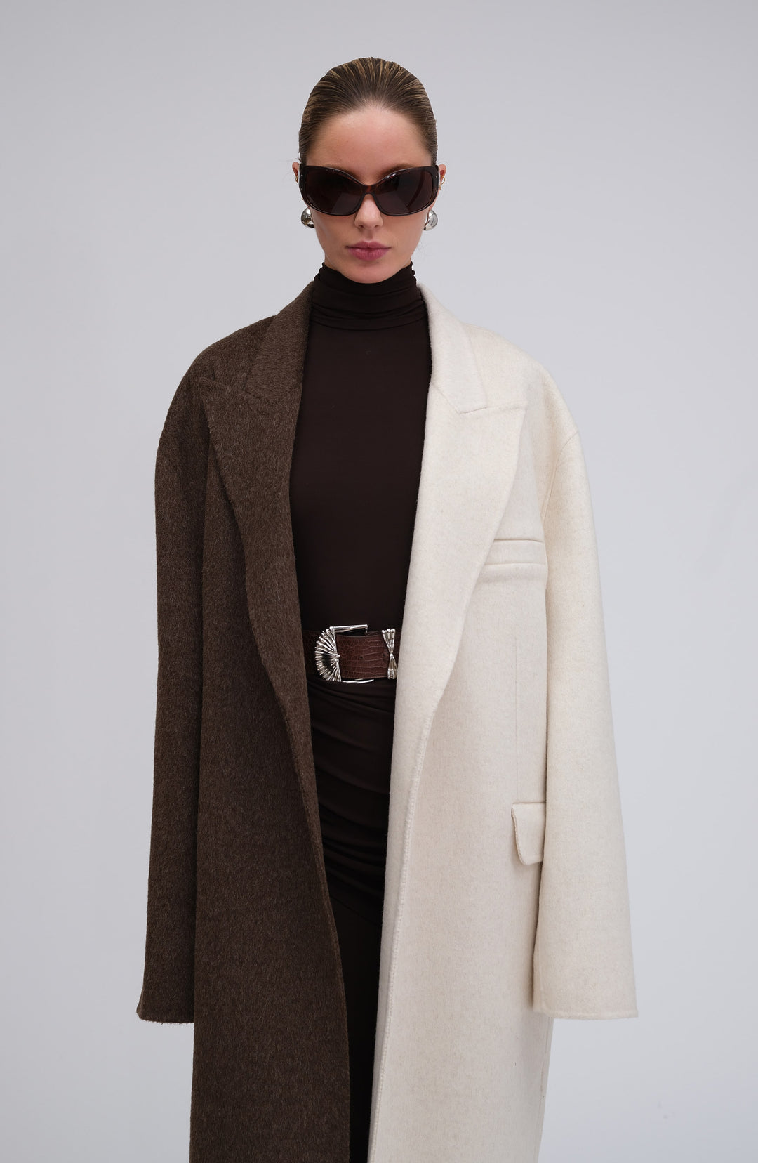 ＊minna＊randeboo Basic wool long coat Jacques 25| long hooded victorian coat (100% wool) – Linennaive