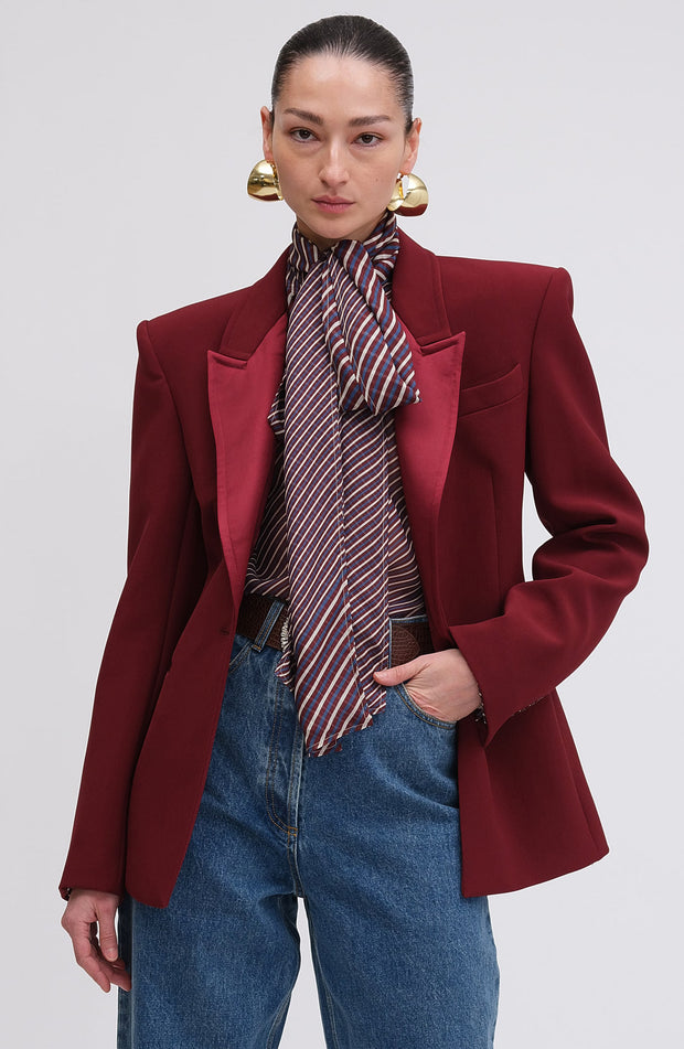 Candice Blazer - Oxblood