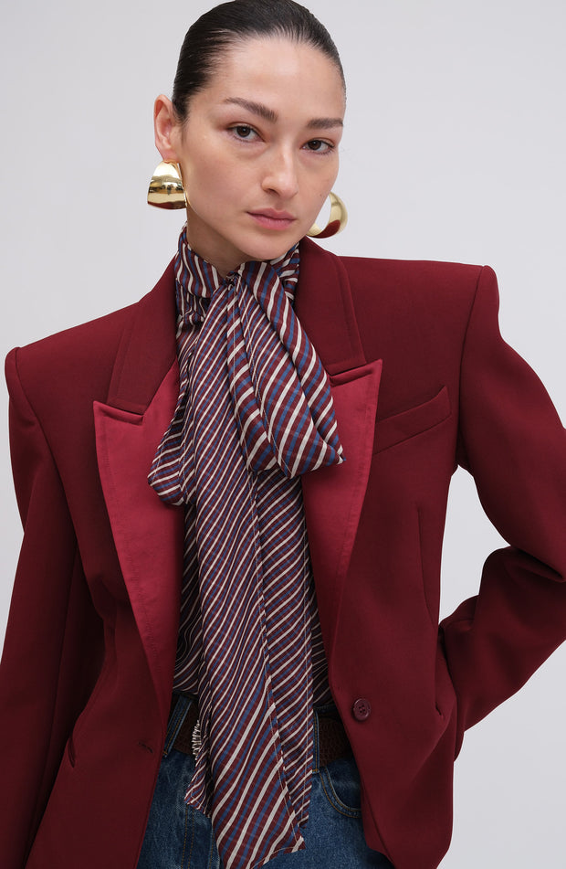 Candice Blazer - Oxblood