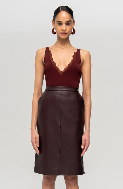 Dorian Skirt - Brown
