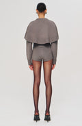 Neoma Knit Shorts - Grey - Ronny Kobo