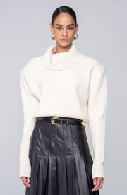 Camilla Knit Top - Ivory