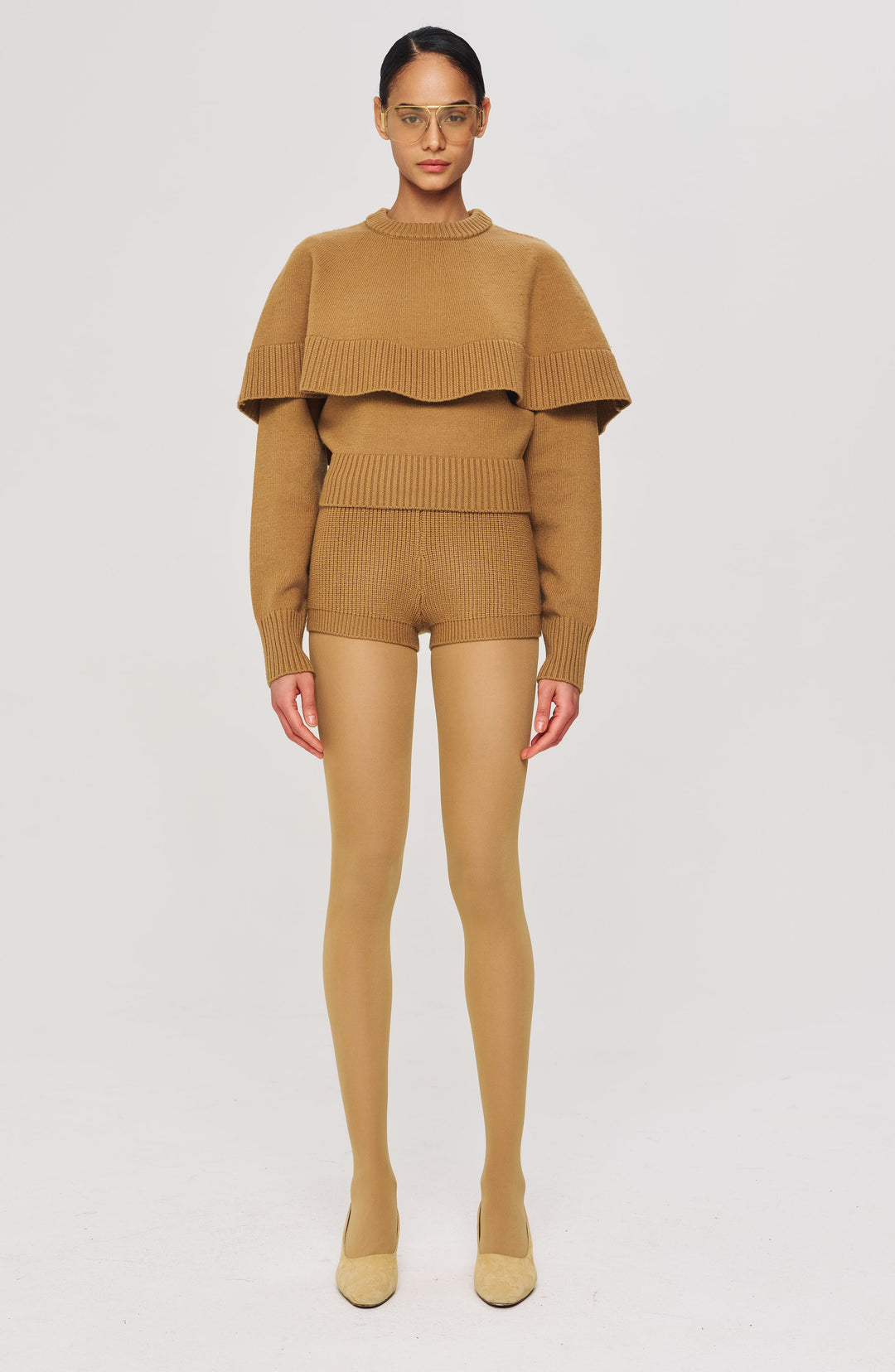 Evian Knit Top - Camel – Ronny Kobo