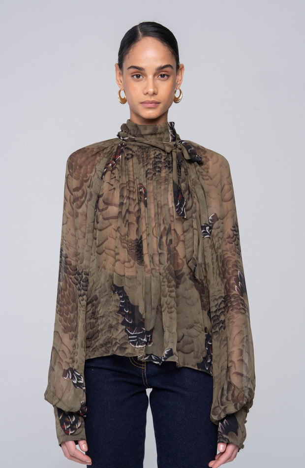 Zenia Top - Jade Camo