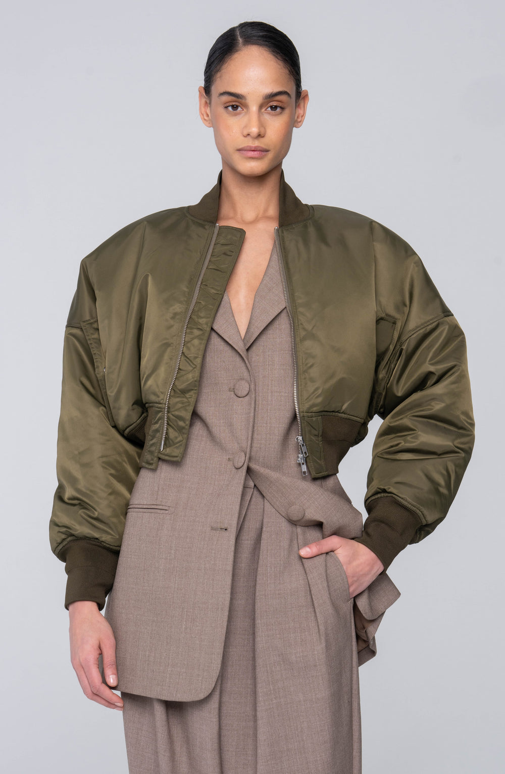 Elodie Jacket - Surplus Green - Ronny Kobo