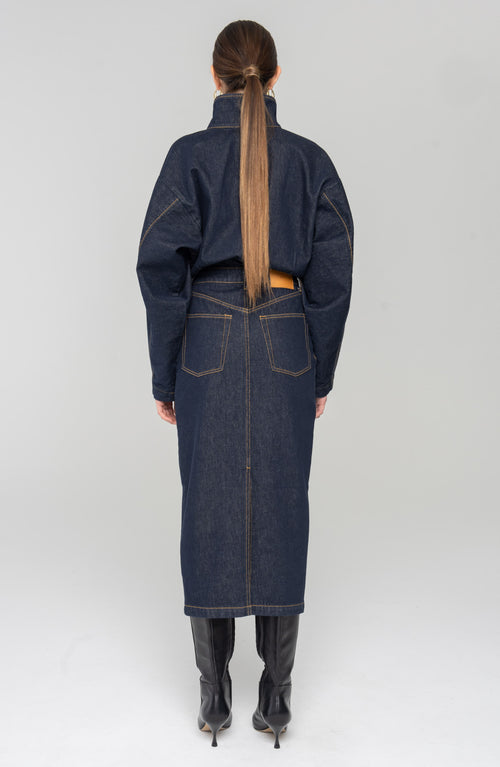 RONNY KOBO Sebastian Dress S / Dark Wash