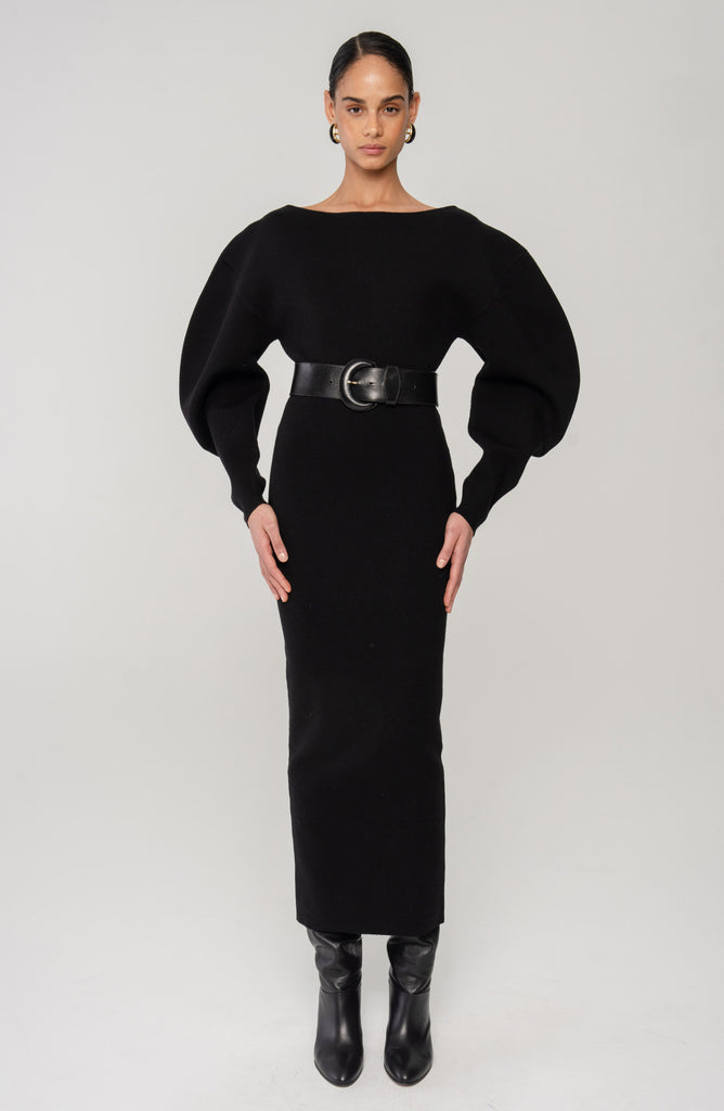 chinese dress ladies Randy Knit Dress Xs / Black