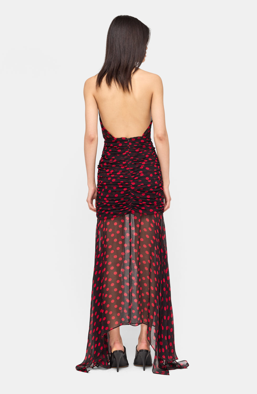 RONNY KOBO Tilda Dress L / Black Red