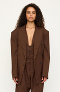 Alesis Vest - Chocolate Brown - Ronny Kobo