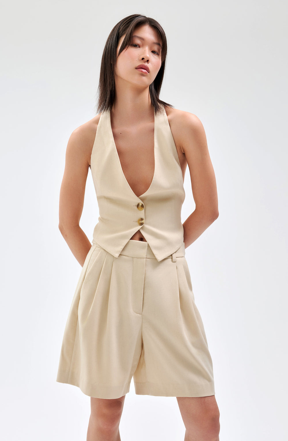 RONNY KOBO Andora Shorts XL / Ivory