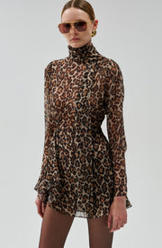 Carlotta Dress - Leopard