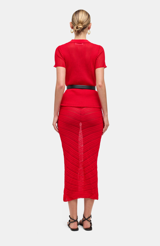 Domani Knit Skirt Back View