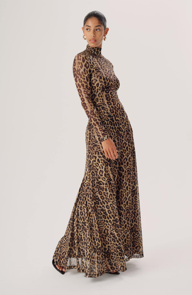 Ember Dress - Leopard Print