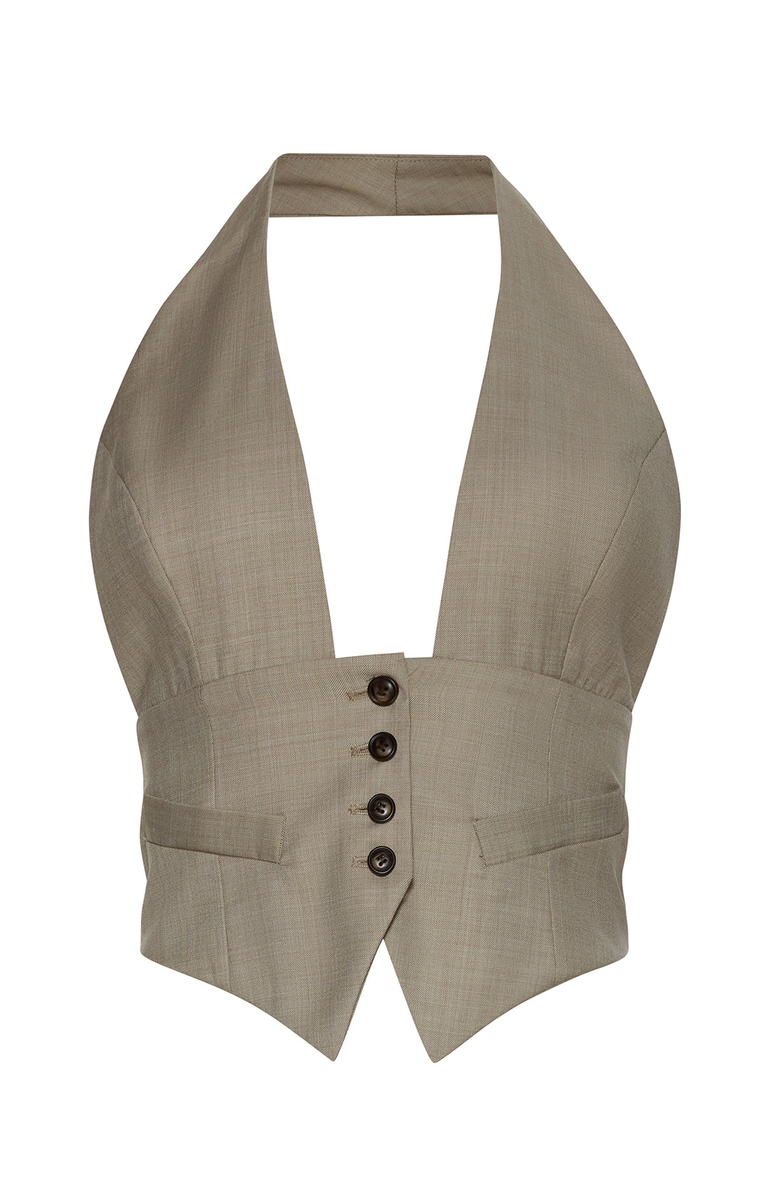 Alesis Vest - Taupe – Ronny Kobo