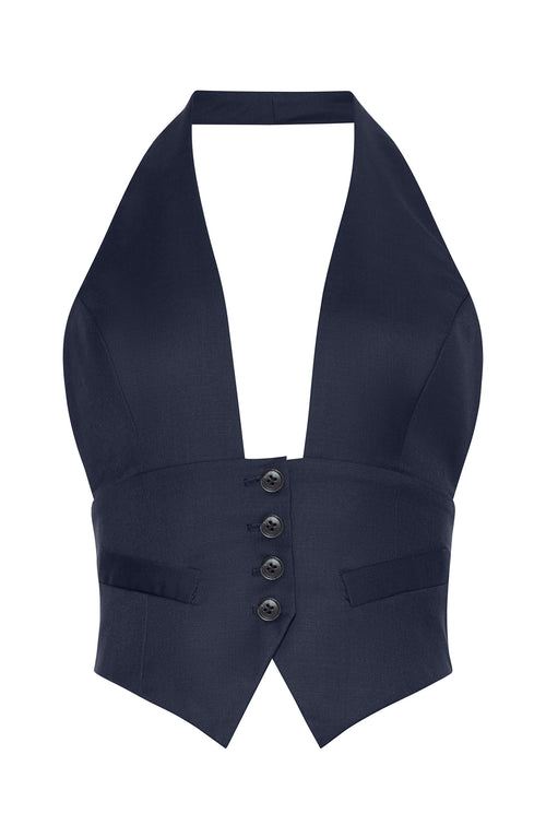 Alesis Vest - Navy - Ronny Kobo
