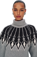 Nadia Fairisle Mini Dress