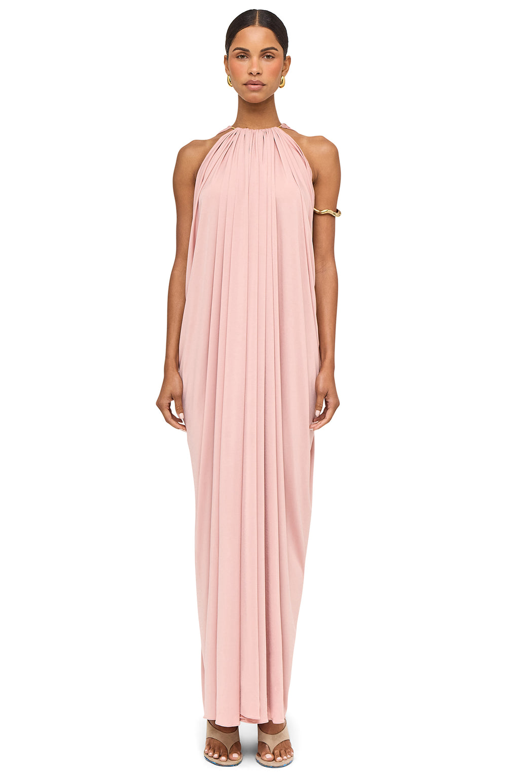 ronny kobo dress pink Ronny Kobo Lrulan Off-Shoulder Maxi Dress In Icy Pink - 31% Off