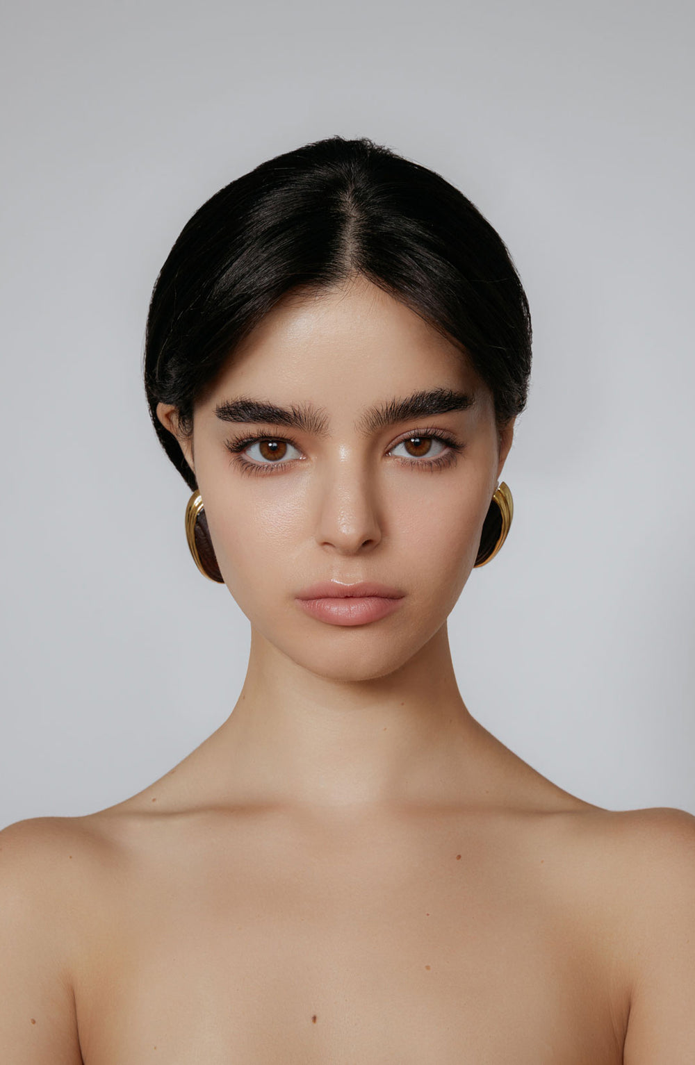 Aster Earrings - Dark Wood - Ronny Kobo
