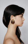 Aster Earrings - Dark Wood - Ronny Kobo