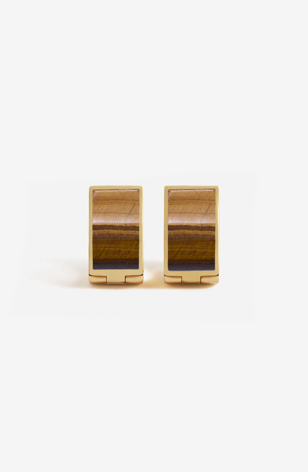 Bengali Earrings - Gold & Tiger Eye - Ronny Kobo
