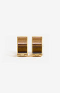 Bengali Earrings - Gold & Tiger Eye - Ronny Kobo