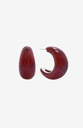 Sardonyx Hoops Front View
