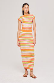 Wilkins Knit Skirt Front View