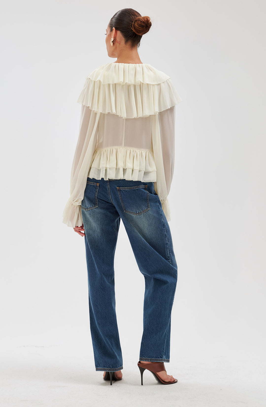 Soraya Top - Eggshell – Ronny Kobo