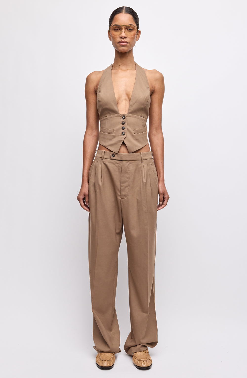Soprano Pants - Camel - Ronny Kobo