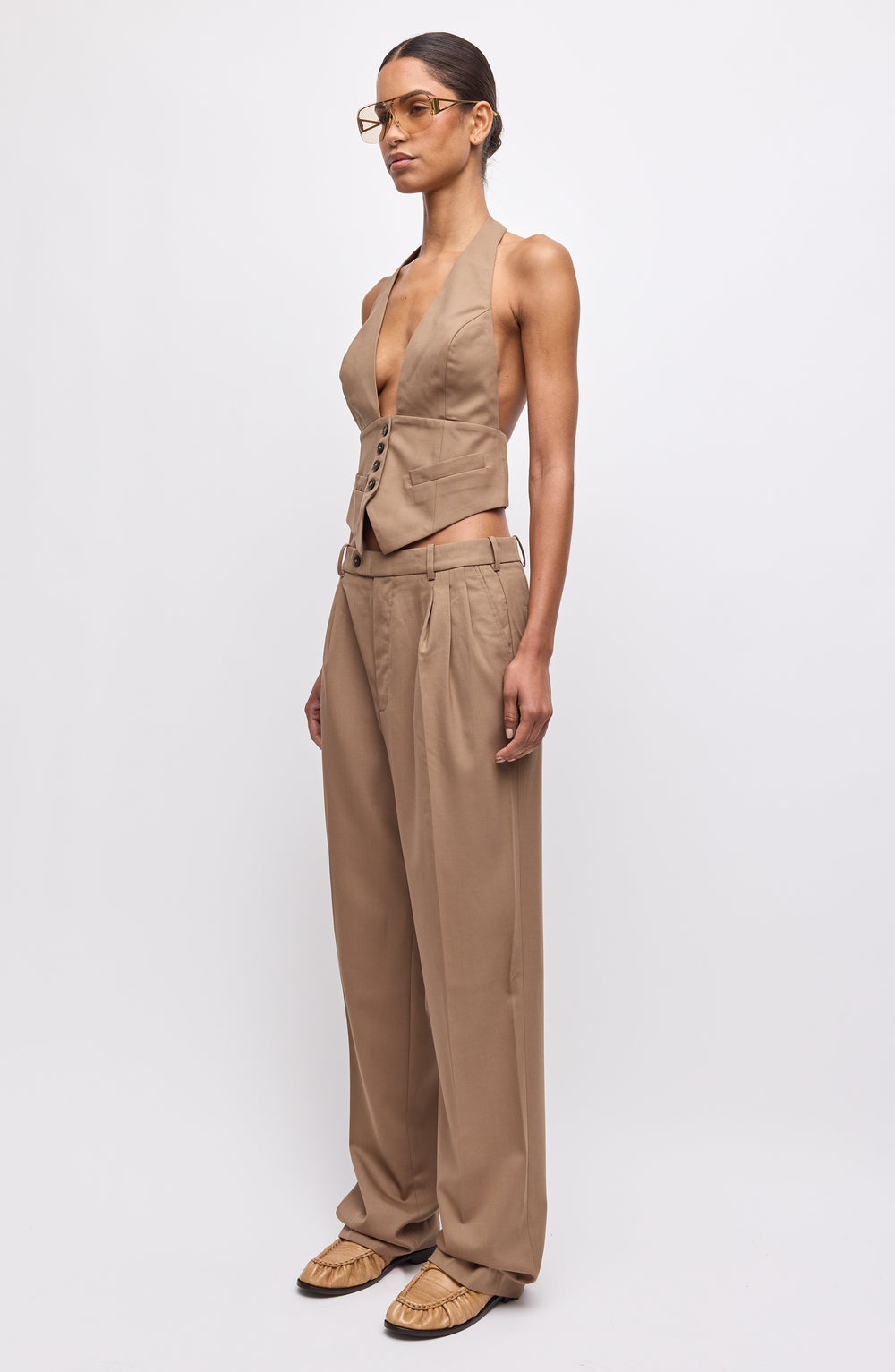 Soprano Pants - Camel - Ronny Kobo