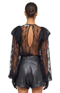 Talia Blouse - Black - Ronny Kobo