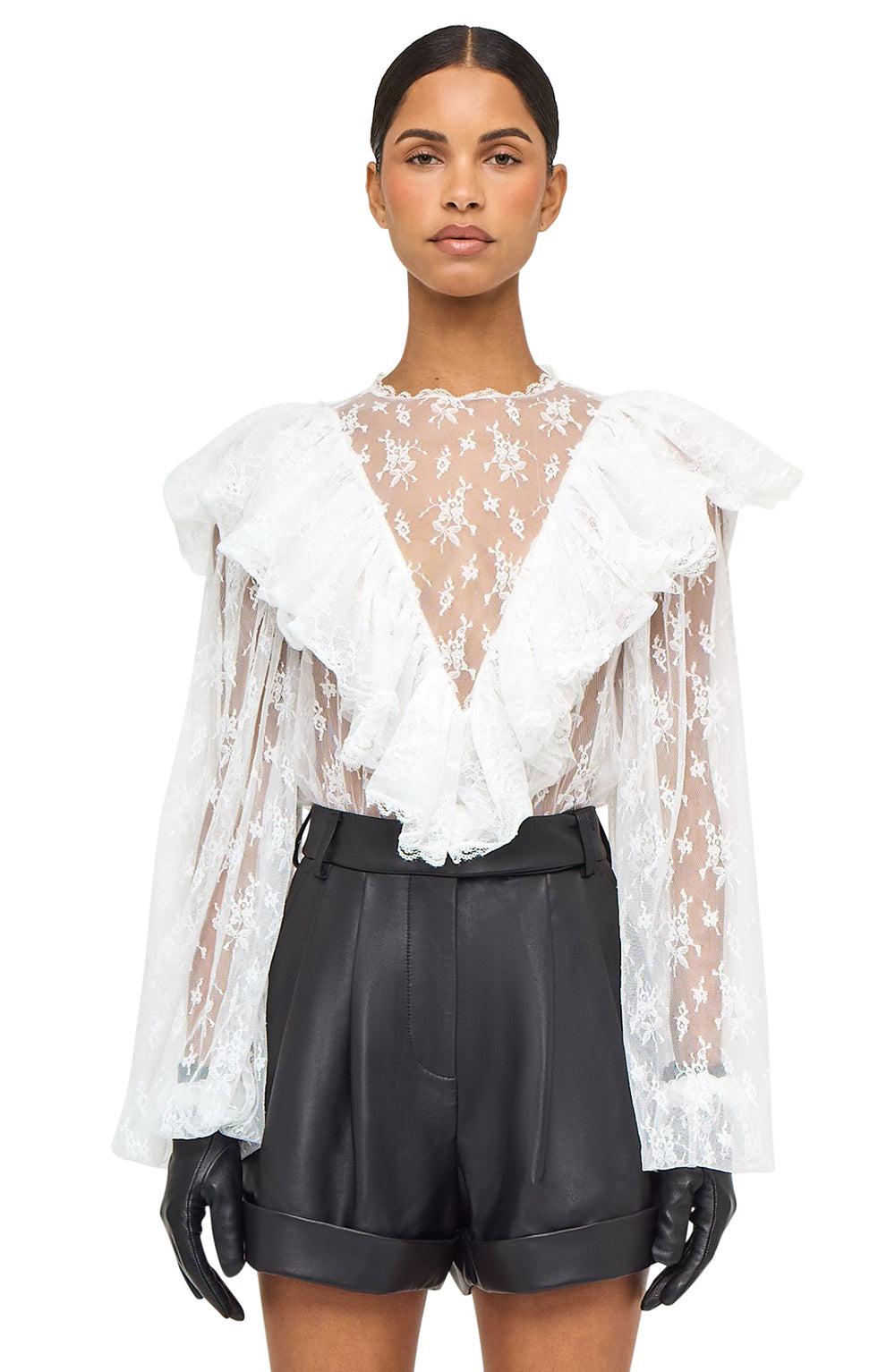 Talia Blouse - Ivory - Ronny Kobo