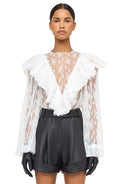 Talia Blouse - Ivory - Ronny Kobo