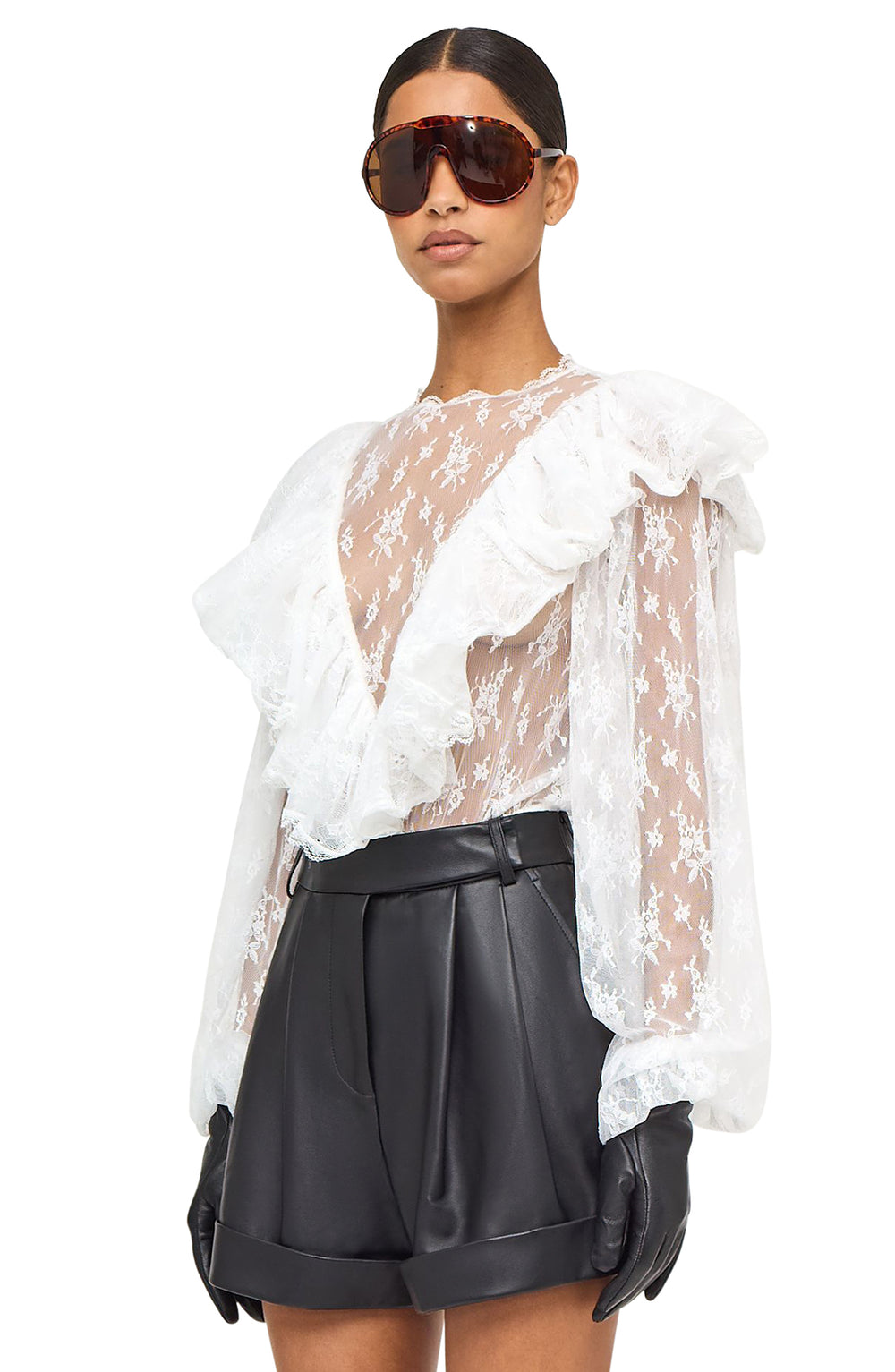 Talia Blouse - Ivory - Ronny Kobo