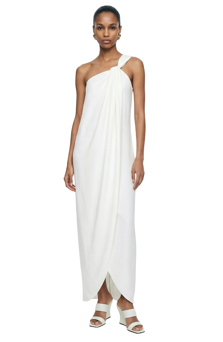 Xaden Dress - White - Ronny Kobo