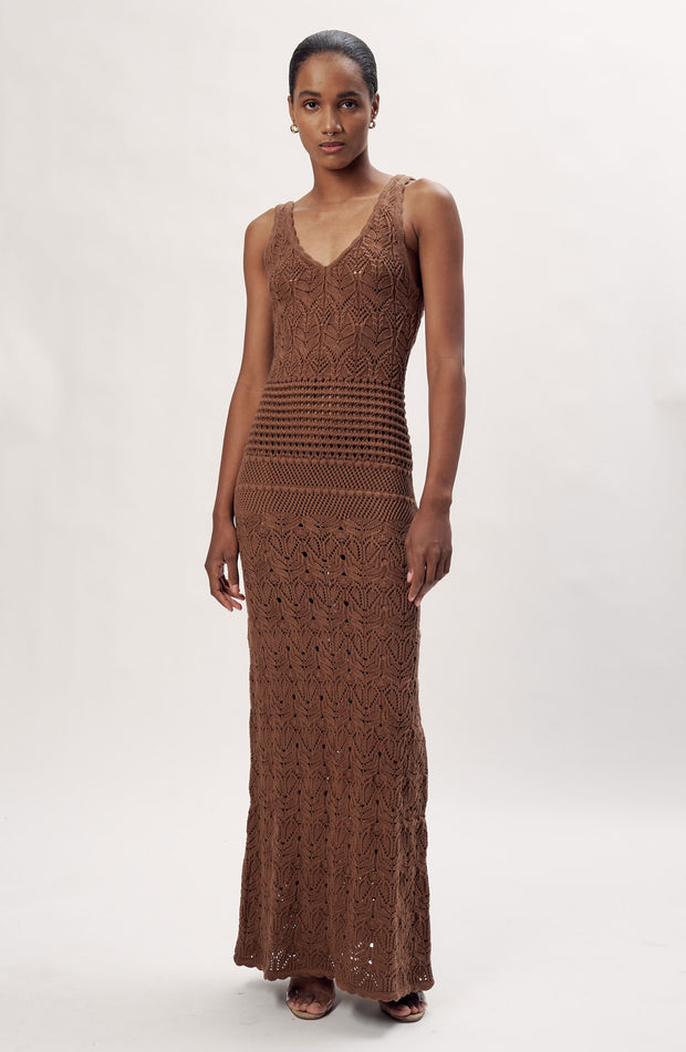 Sadie Dress - Walnut